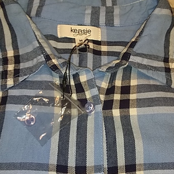 NWOT Kensie jeans flannel. - Picture 4 of 8